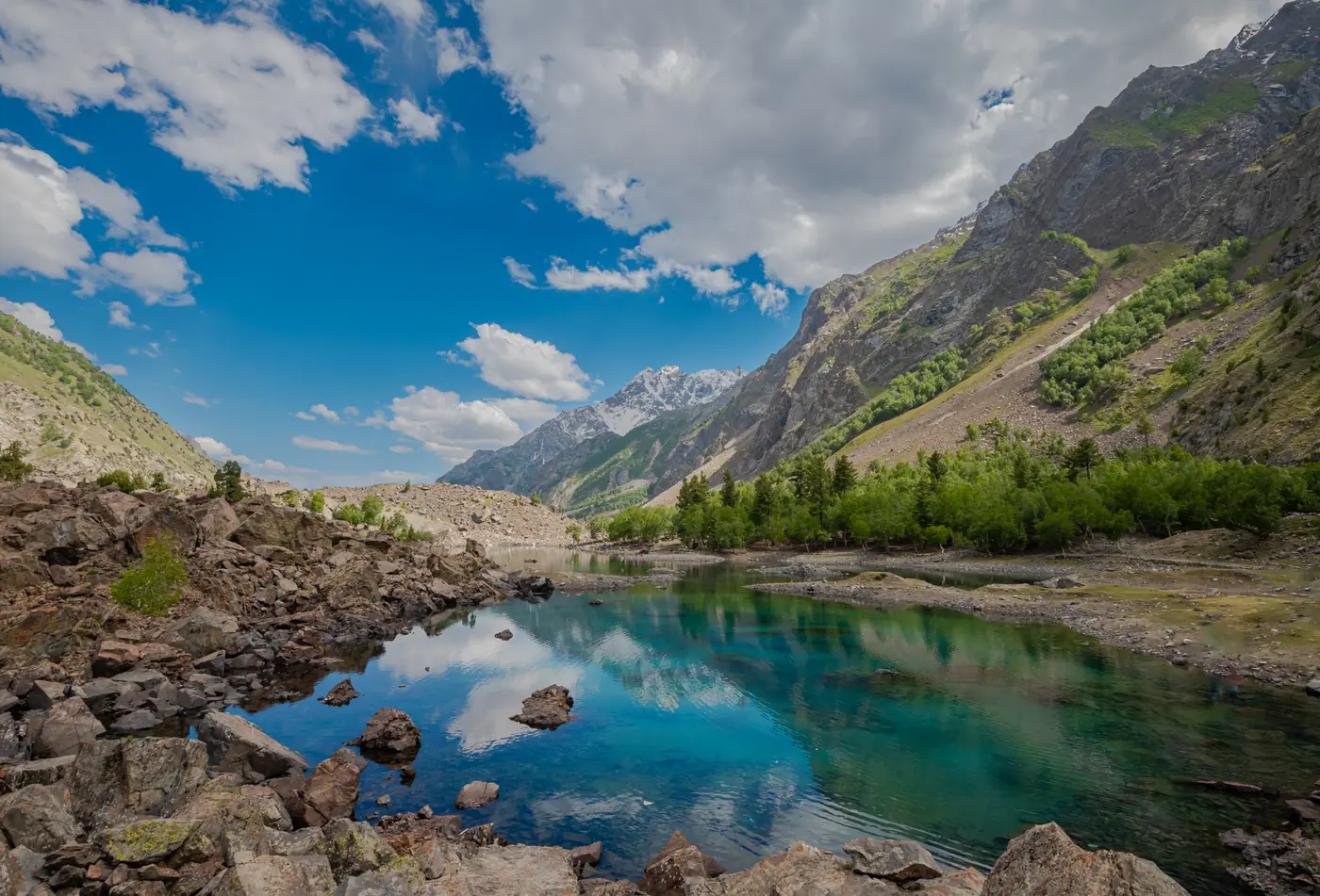 Alpine Lakes, northern Pakistan. Photograph by Yashkuk