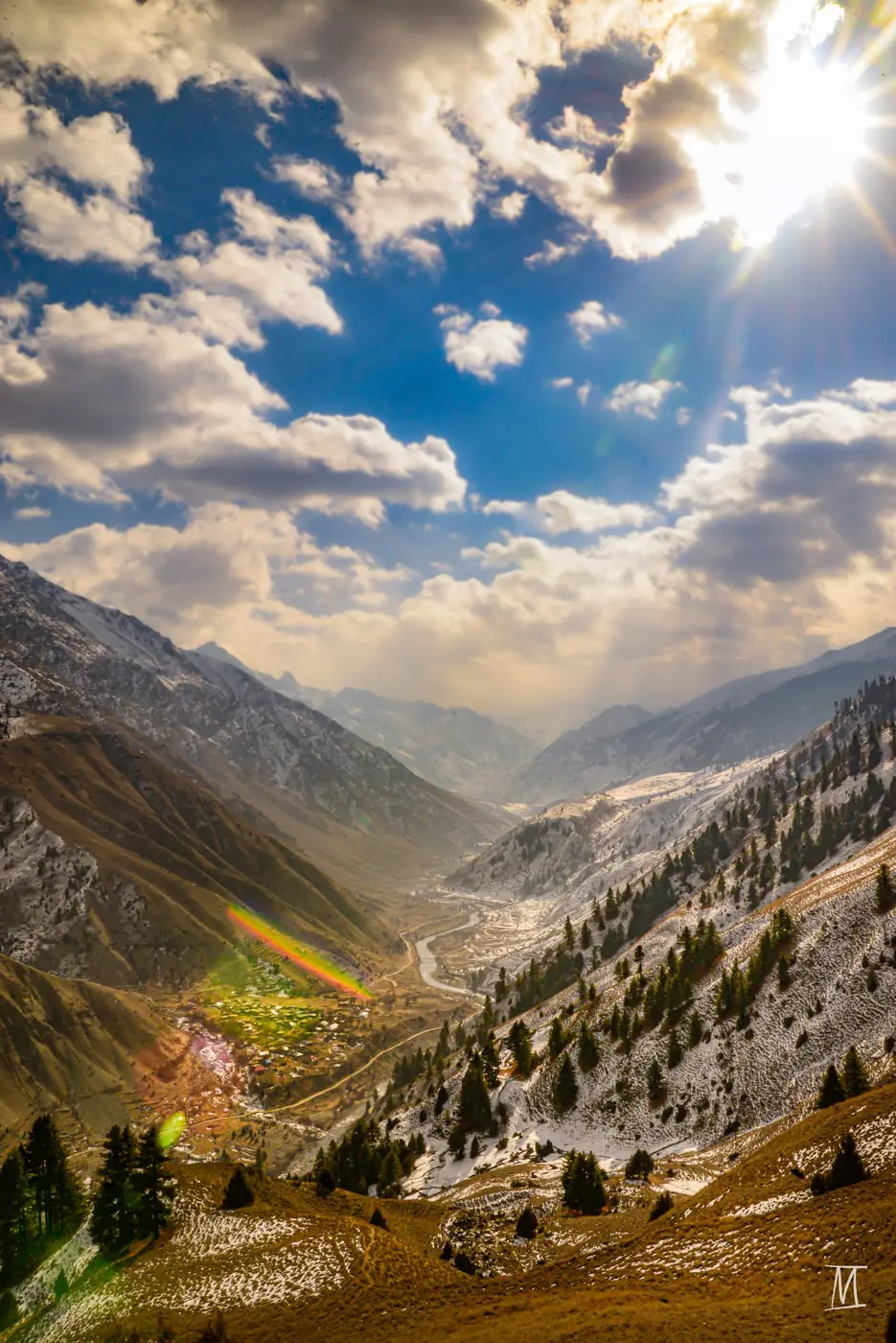 Valleys, northern Pakistan. Photograph by Yashkuk